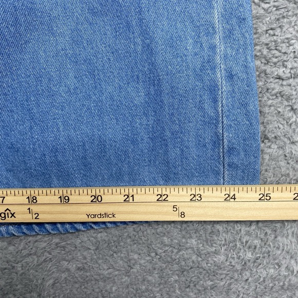 Old Navy Denim High Rise Wow Midi Skirt Size 12 Pockets Stretch NWT - Picture 7 of 12